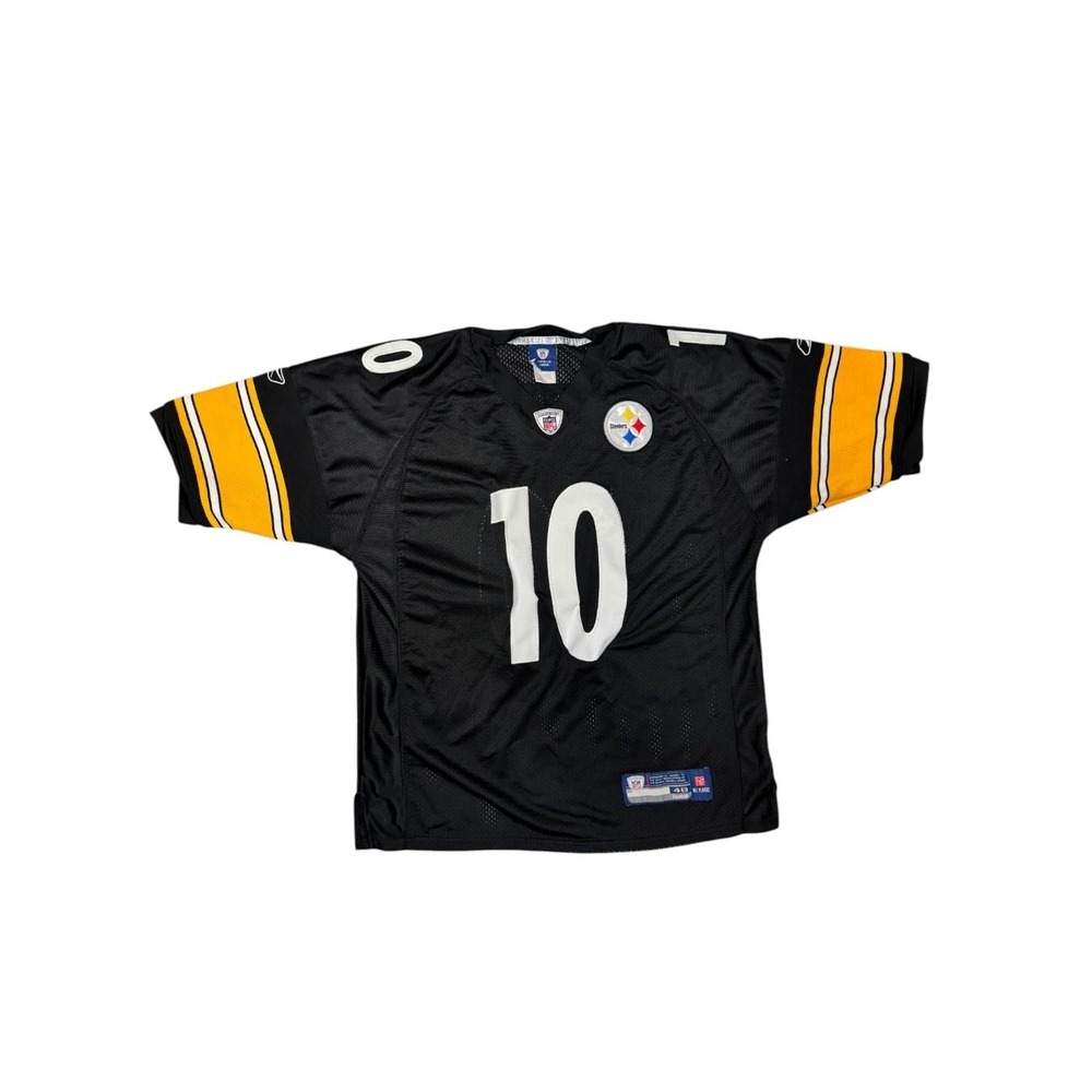 Pittsburgh Steelers Football Jersey Santonio Holmes #10 Reebok Size 48 NFL